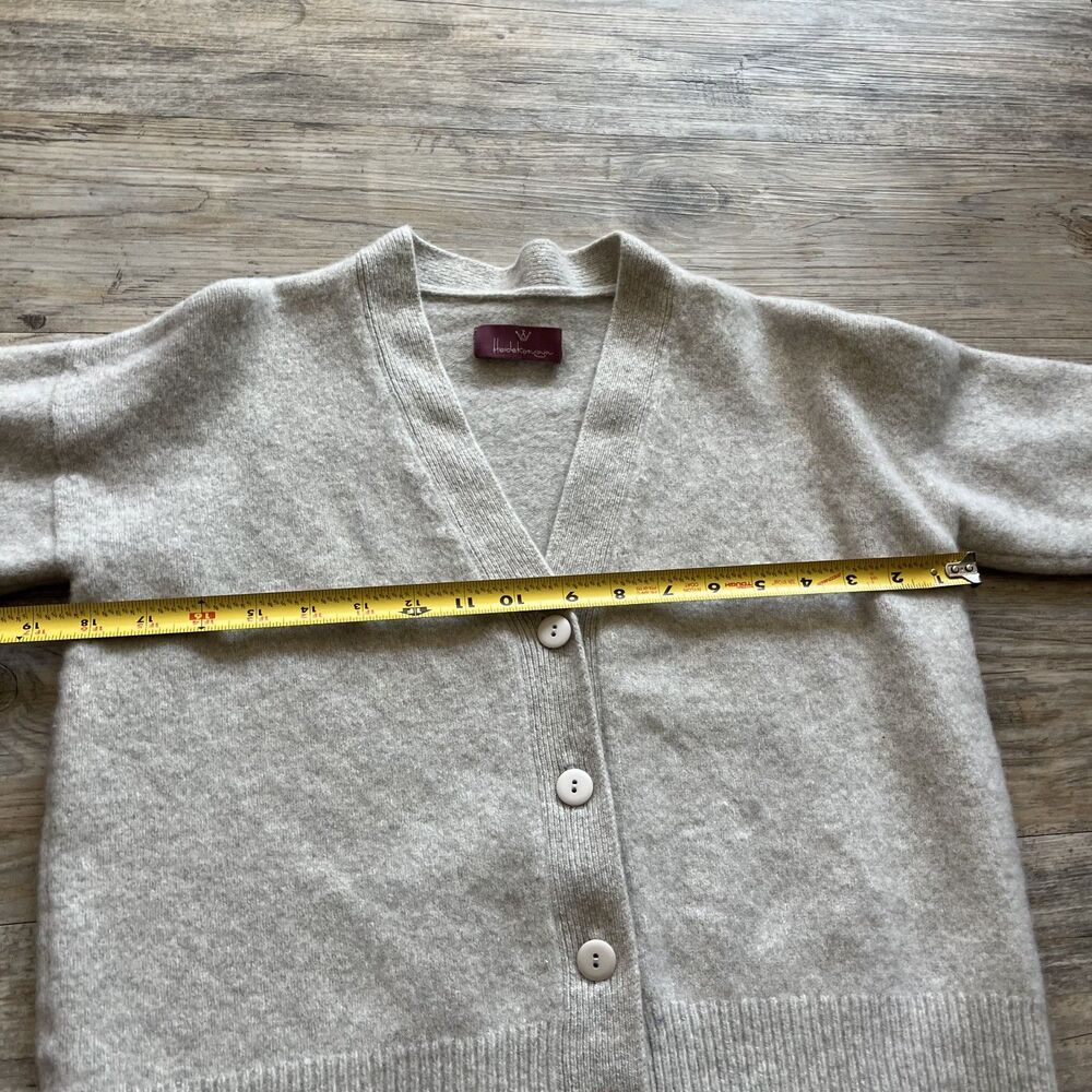 Heidekönigin Cardigan Medium Designer Wool Unique High End $198 Heidekonigin - Picture 5 of 6